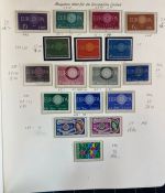 EUROPA CEPT Sammlung 1956-1975 postfrisch aus Abo - in Borek Ringbinder