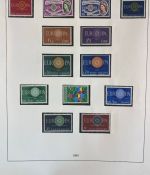 EUROPA CEPT Sammlung 1956-1976 postfrisch aus Abo - in Lindner Ringbinder