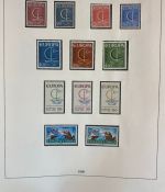 EUROPA CEPT Sammlung 1956-1976 postfrisch aus Abo - in Lindner Ringbinder