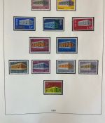 EUROPA CEPT Sammlung 1956-1976 postfrisch aus Abo - in Lindner Ringbinder