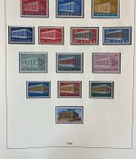 EUROPA CEPT Sammlung 1956-1976 postfrisch aus Abo - in Lindner Ringbinder