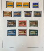 EUROPA CEPT Sammlung 1956-1976 postfrisch aus Abo - in Lindner Ringbinder
