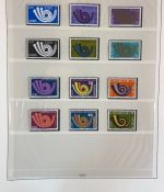 EUROPA CEPT Sammlung 1956-1976 postfrisch aus Abo - in Lindner Ringbinder