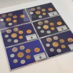 6x ÖSTERREICH Kursmünzensatz KMS 1980-85 PP original Blister (220,02 Schilling)
