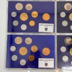 6x ÖSTERREICH Kursmünzensatz KMS 1980-85 PP original Blister (220,02 Schilling)