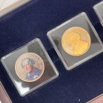 4 x 10€ Friedrich der Große stgl & Silber PP Farbaufdruck Goldapplikation in Box