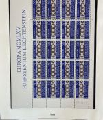 LIECHTENSTEIN Kleinbogen Sammlung 1961-1991 postfrisch - auf Lindner Vordruck