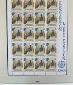 LIECHTENSTEIN Kleinbogen Sammlung 1961-1991 postfrisch - auf Lindner Vordruck