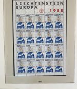 LIECHTENSTEIN Kleinbogen Sammlung 1961-1991 postfrisch - auf Lindner Vordruck