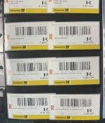 BUND ATM & EINSCHREIBEN Marken Sammlung - Deutsche Post Automation selten!