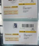 BUND ATM & EINSCHREIBEN Marken Sammlung - Deutsche Post Automation selten!