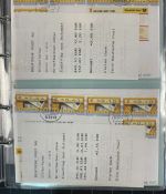 BUND ATM & EINSCHREIBEN Marken Sammlung - Deutsche Post Automation selten!