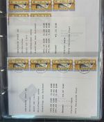 BUND ATM & EINSCHREIBEN Marken Sammlung - Deutsche Post Automation selten!