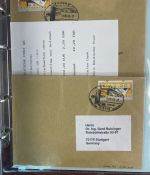 BUND ATM & EINSCHREIBEN Marken Sammlung - Deutsche Post Automation selten!