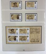 CEPT Europa Union Jahrgang 1992-1994 postfrisch auf Lindner Vordruck