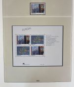 CEPT Europa Union Jahrgang 1992-1994 postfrisch auf Lindner Vordruck