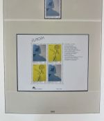 CEPT Europa Union Jahrgang 1992-1994 postfrisch auf Lindner Vordruck