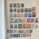 SCHWARTE Album ALLE WELT - Briefmarken Sammlung in zwei Alben - Hoher Michel!