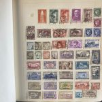 SCHWARTE Album ALLE WELT - Briefmarken Sammlung in zwei Alben - Hoher Michel!