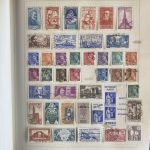 SCHWARTE Album ALLE WELT - Briefmarken Sammlung in zwei Alben - Hoher Michel!