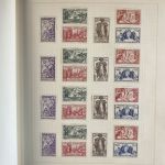 SCHWARTE Album ALLE WELT - Briefmarken Sammlung in zwei Alben - Hoher Michel!