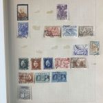 SCHWARTE Album ALLE WELT - Briefmarken Sammlung in zwei Alben - Hoher Michel!