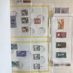 SCHWARTE Album ALLE WELT - Briefmarken Sammlung in zwei Alben - Hoher Michel!