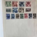 SCHWARTE Album ALLE WELT - Briefmarken Sammlung in zwei Alben - Hoher Michel!