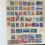 SCHWARTE Album ALLE WELT - Briefmarken Sammlung in zwei Alben - Hoher Michel!