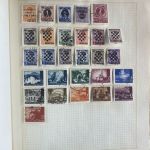 SCHWARTE Album ALLE WELT - Briefmarken Sammlung in zwei Alben - Hoher Michel!