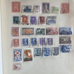 SCHWARTE Album ALLE WELT - Briefmarken Sammlung in zwei Alben - Hoher Michel!