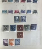 SCHWARTE Album ALLE WELT - Briefmarken Sammlung in zwei Alben - Hoher Michel!