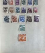 SCHWARTE Album ALLE WELT - Briefmarken Sammlung in zwei Alben - Hoher Michel!