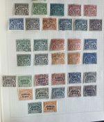 SCHWARTE Album ALLE WELT - Briefmarken Sammlung in zwei Alben - Hoher Michel!