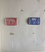 SCHWARTE Album ALLE WELT - Briefmarken Sammlung in zwei Alben - Hoher Michel!