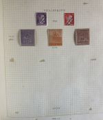 SCHWARTE Album ALLE WELT - Briefmarken Sammlung in zwei Alben - Hoher Michel!