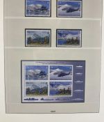SÜD-GEORGIEN Sammlung 2007-2011 postfrisch - auf Lindner Vordruck