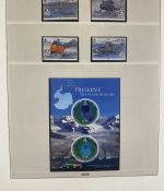 SÜD-GEORGIEN Sammlung 2007-2011 postfrisch - auf Lindner Vordruck