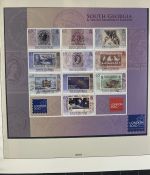 SÜD-GEORGIEN Sammlung 2007-2011 postfrisch - auf Lindner Vordruck