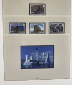 SÜD-GEORGIEN Sammlung 2007-2011 postfrisch - auf Lindner Vordruck