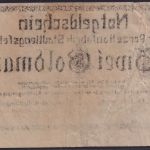 NOTGELD Stadtlengsfeld 2 Goldmark 01.11.1923 - Porzellanfabrik Thüringen