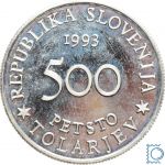 SLOWENIEN 500 Tolarjev 1993 - 400 Years of the Battle for Sisak