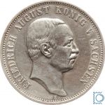 SACHSEN, 3 Mark 1911 E, König Friedrich August, Jg. 135