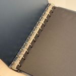 3x SIEGER Ringbinder Blau Aufdruck "DEUTSCHLAND" – 12-Ring System – gebraucht