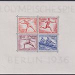 Deutsches Reich, Block 6 postfrisch - 1936 Olympische Spiele 1936