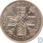 Großbritannien 1 Florin 1929 3rd issue | George V. (1910-1936) - Erhaltung!
