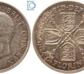 Großbritannien 1 Florin 1929 3rd issue | George V. (1910-1936) - Erhaltung!