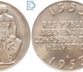 Schweiz Silbermedaille 1957 BERN | 600-Jahrfeier Berns zum Eintritt in den Bund