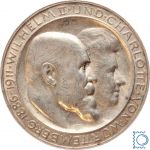 WÜRTTEMBERG, 3 Mark 1911 F, König Wilhelm II. & Charlotte, J.177