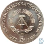 DDR 5 Mark 1970 - Wilhelm Conrad Röntgen - stempelglanz - J.1530